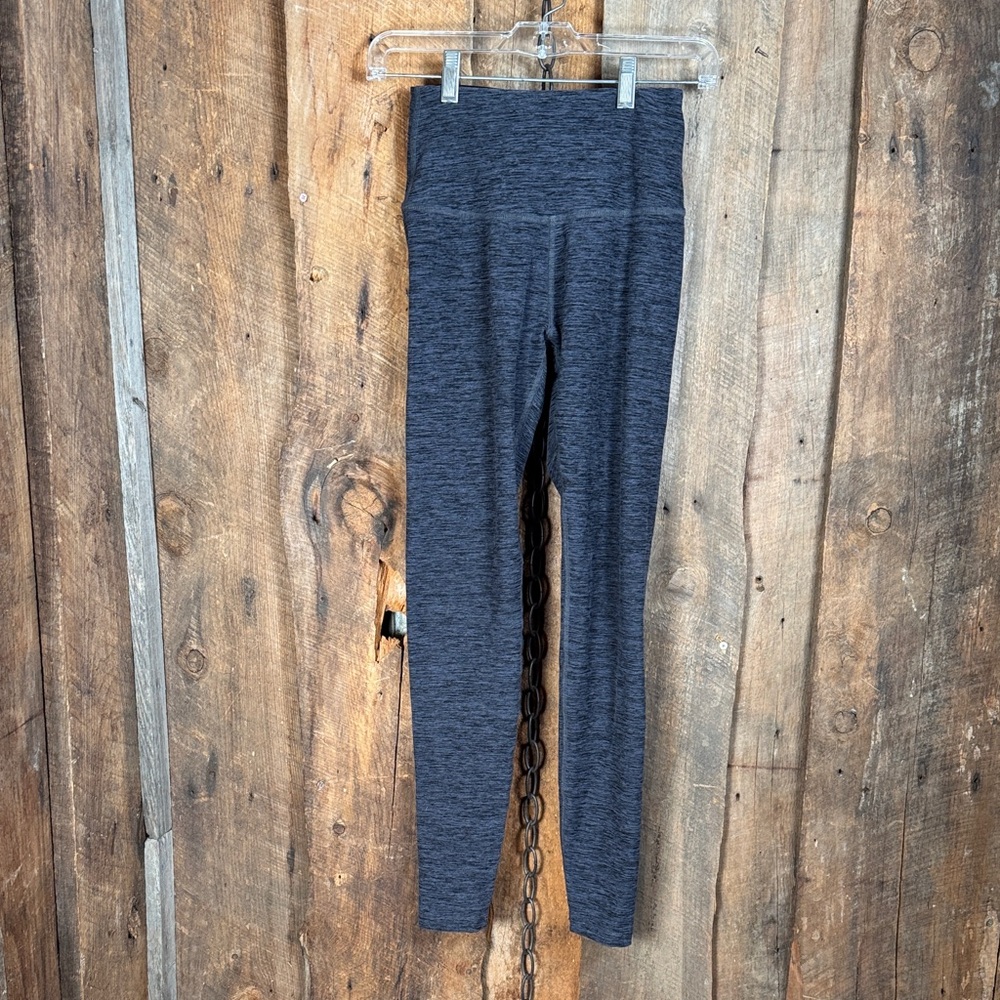 Beyond Yoga Blue Heathered Leggings